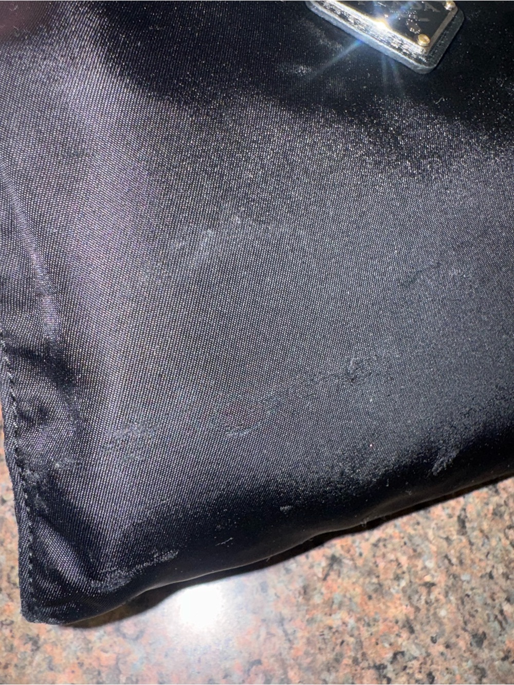 Prada vintage Black Tessuto Nylon Cosmetic Pouch/Clutch ✅authentic✅ - Picture 10 of 13